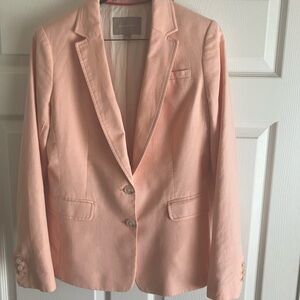 Women’s Banana Republic Pastel Peach Blazer Size 6